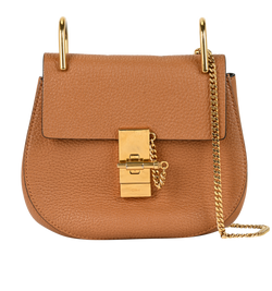 Mini Drew, Leather, Brown, 70656, DB, 2*